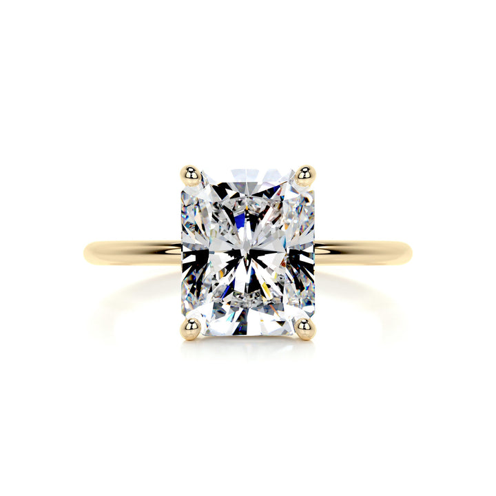 Katie Moissanite Ring Moissanite 18K Gold 1 Carat #material_18k-gold