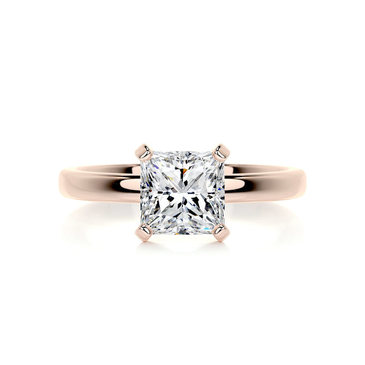 Parker Moissanite & Ring Moissanite 14K Rose 1 Carat #material_14k-rose