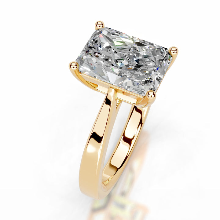 Valentina Moissanite Ring 3.5 Carat 18K Gold#material_18k-gold
