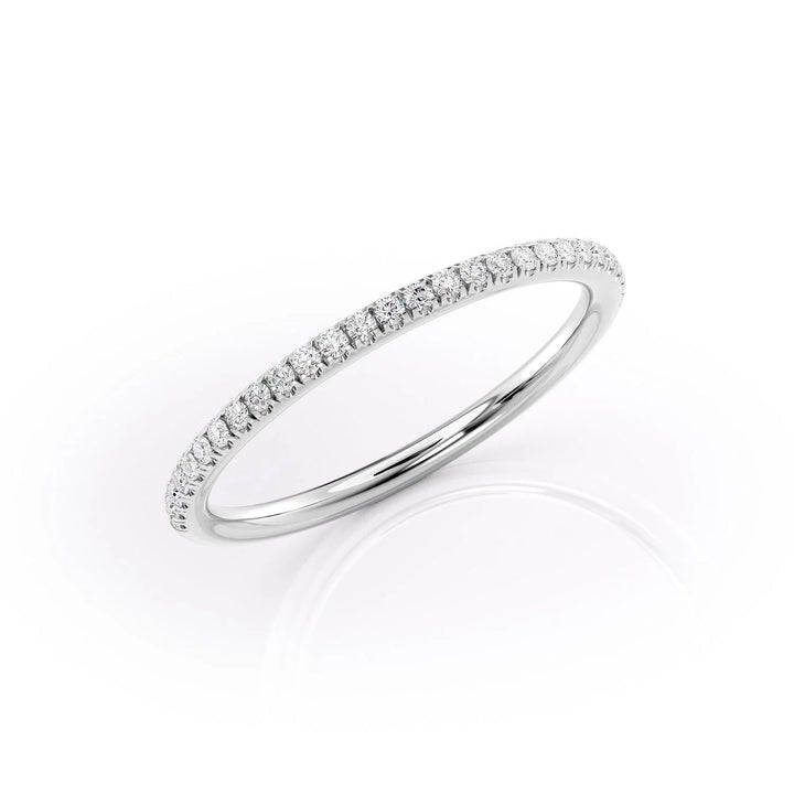 1.5mm Hannah Wedding Bands Diamonds Half Way 14K White#material_14k-white