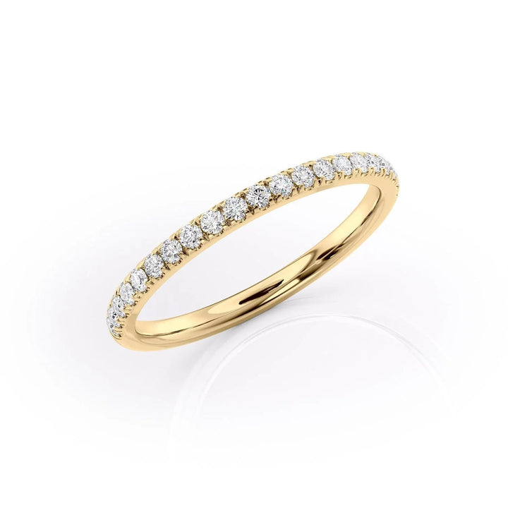 1.8mm Hannah Wedding Bands Diamonds Half Way 14K Gold#material_14k-gold