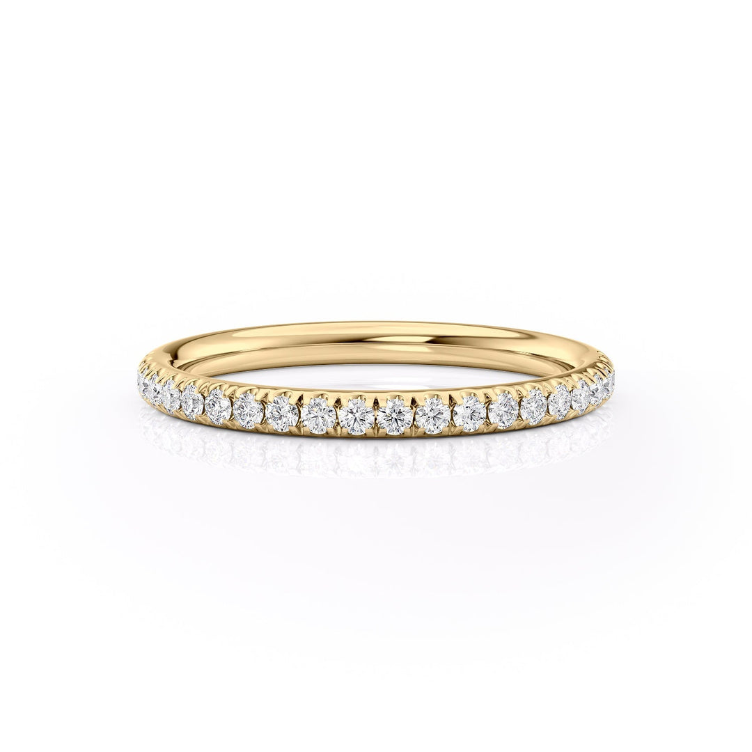 2mm Hannah Wedding band #material_gold