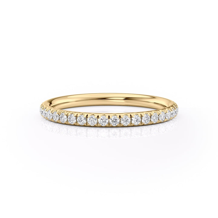 2mm Hannah Wedding band #material_gold
