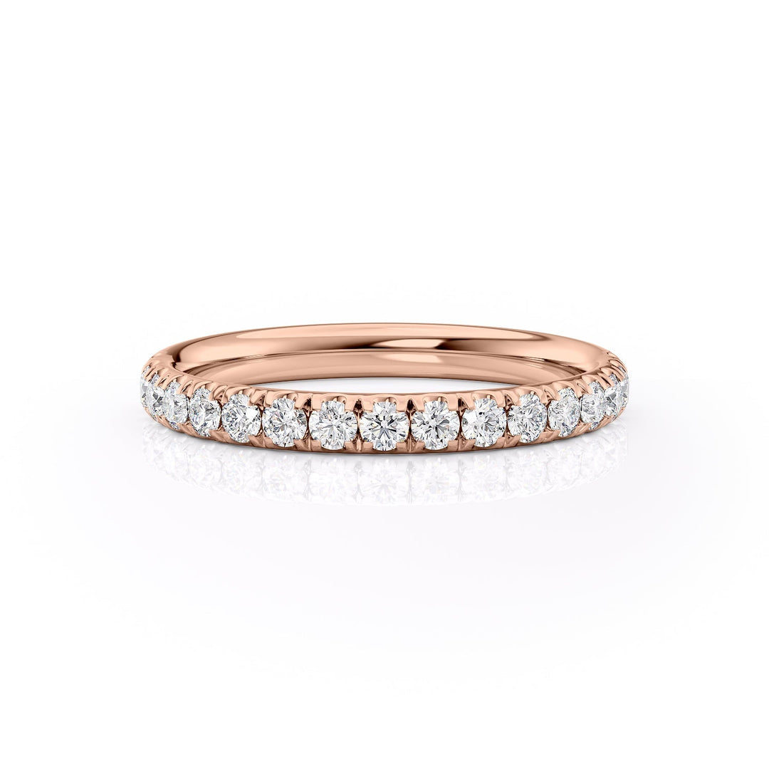 2.5mm Hannah Wedding band #material_rose