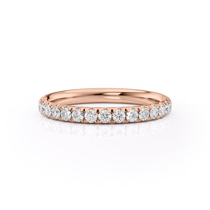 2.5mm Hannah Wedding band #material_rose