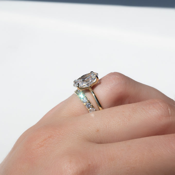 3mm Hannah Wedding band #material_gold