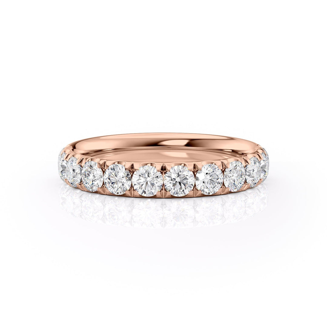 3.5mm Hannah Wedding band #material_rose