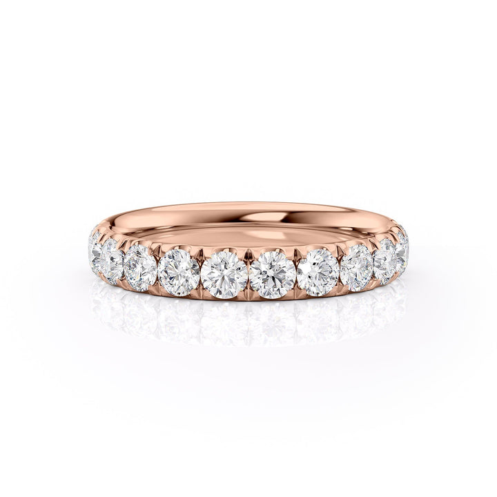 3.5mm Hannah Wedding band #material_rose