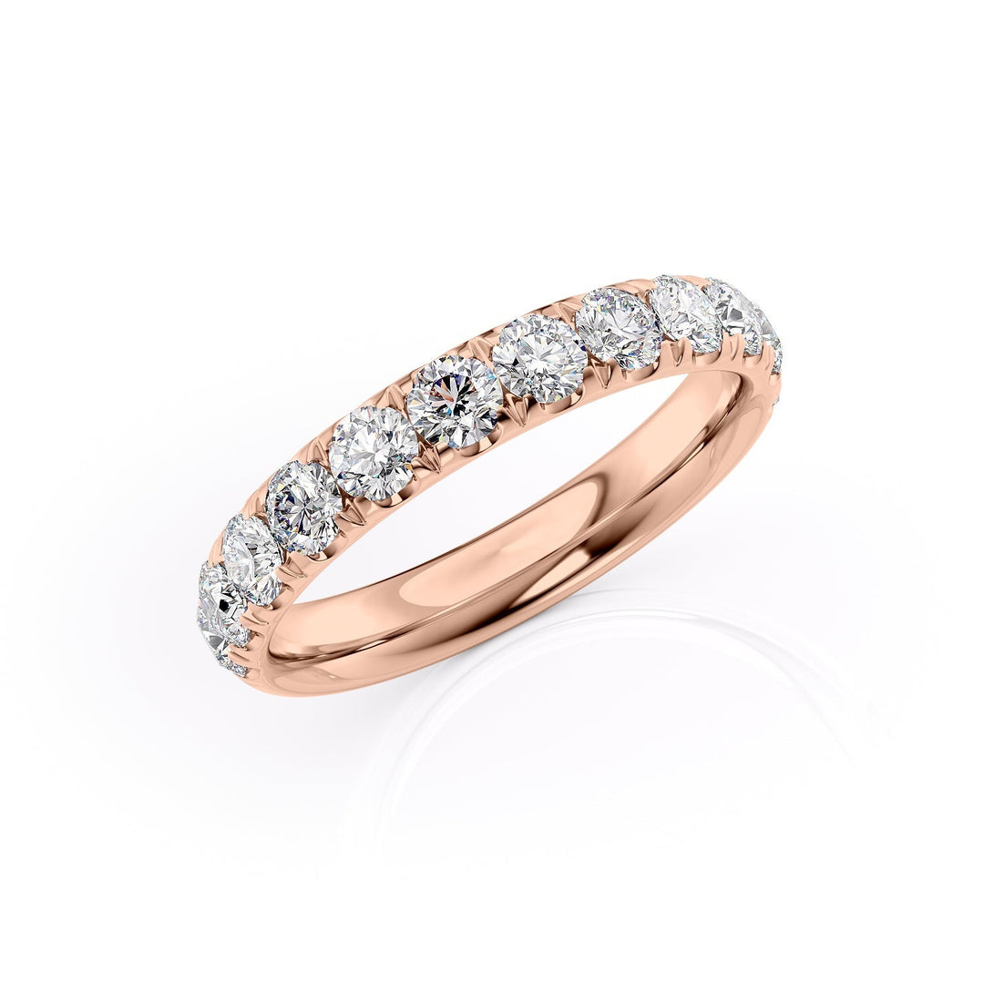 3.5mm Hannah Wedding band #material_rose