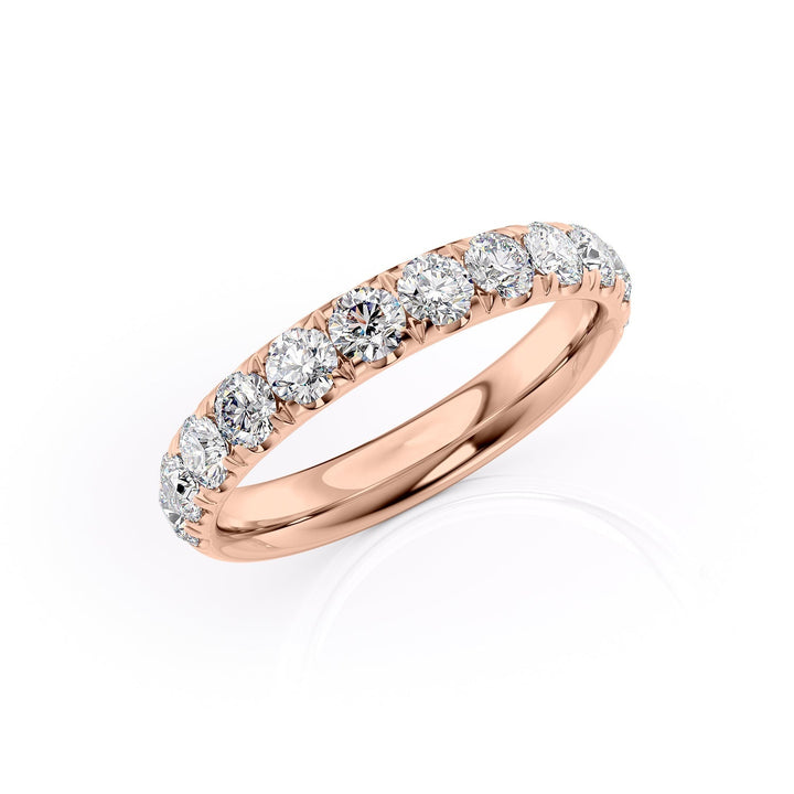 3.5mm Hannah Wedding band #material_rose
