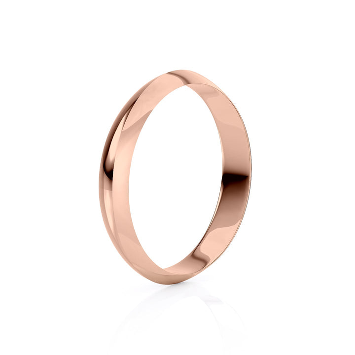 The Owen Wedding band #material_rose