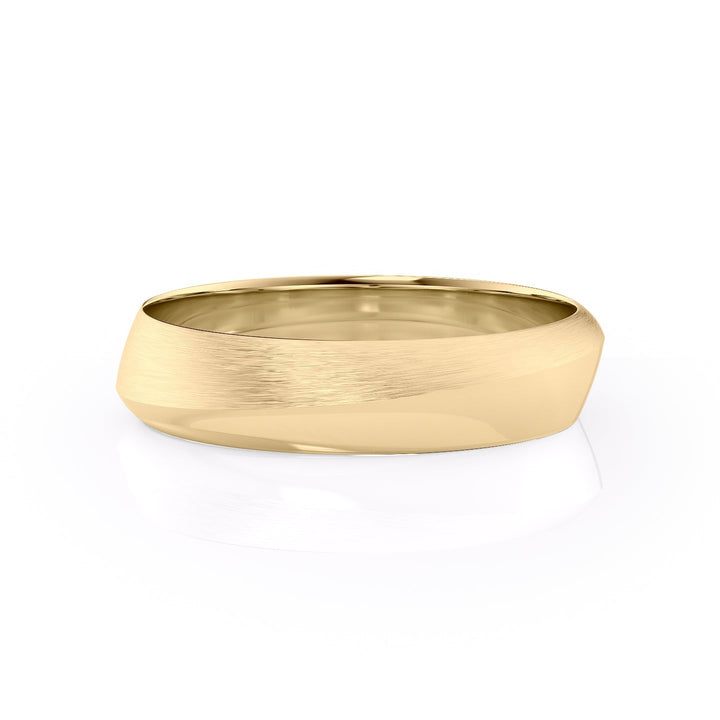 The Owen Wedding band #material_gold