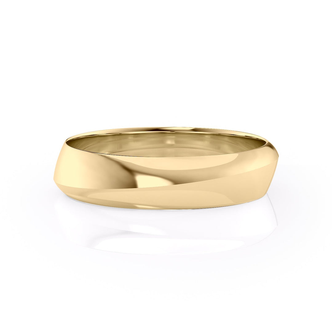 The Owen Wedding band #material_gold