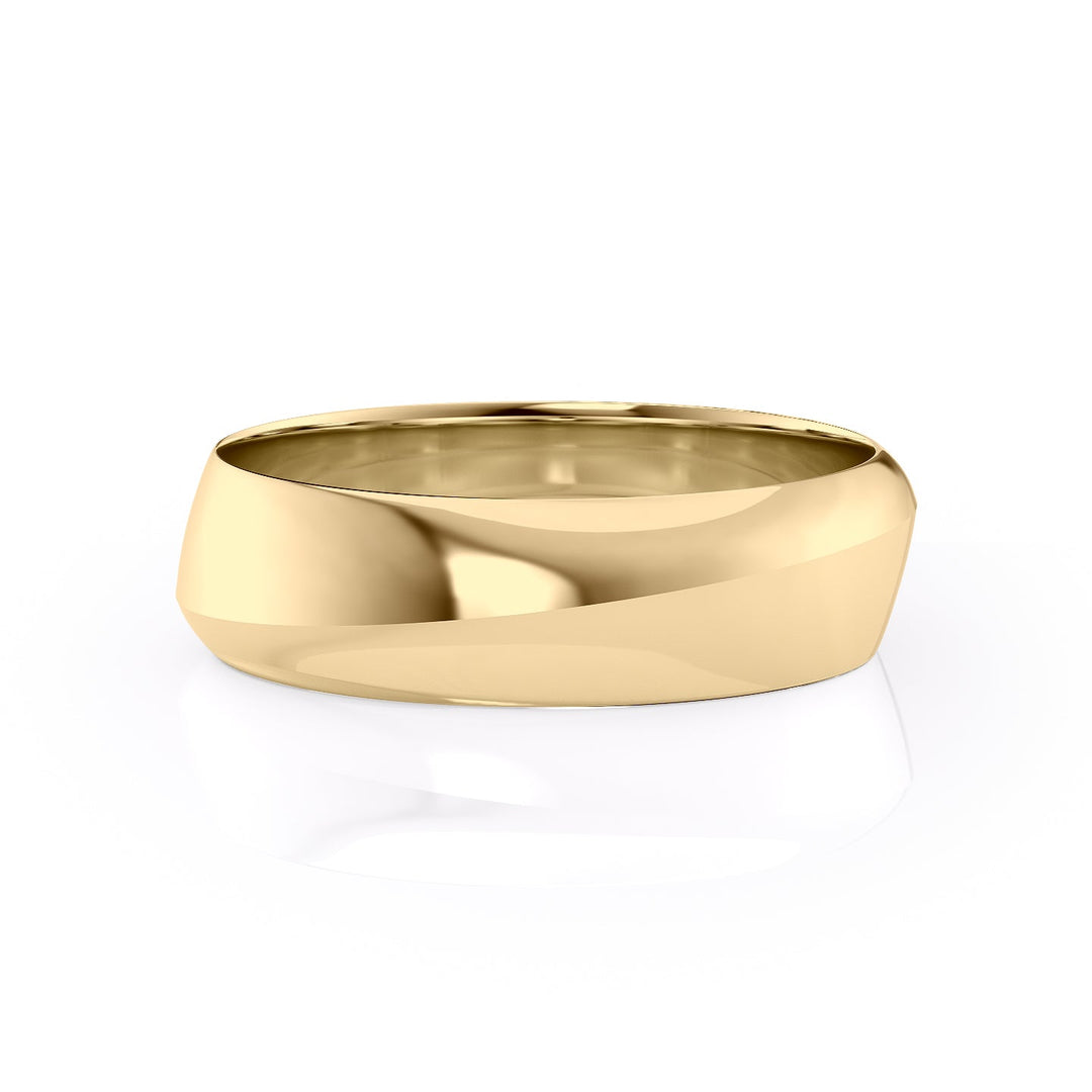 The Owen Wedding band #material_gold