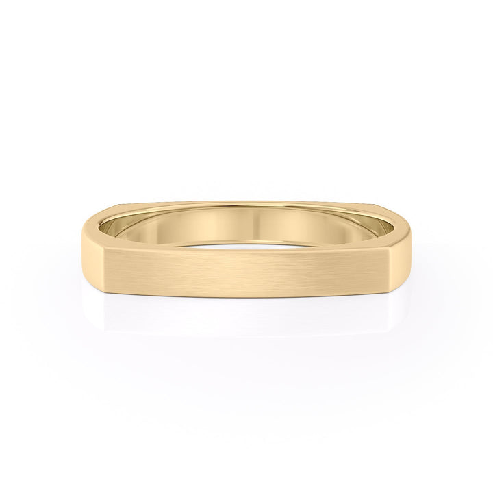 The Leo Wedding band #material_gold