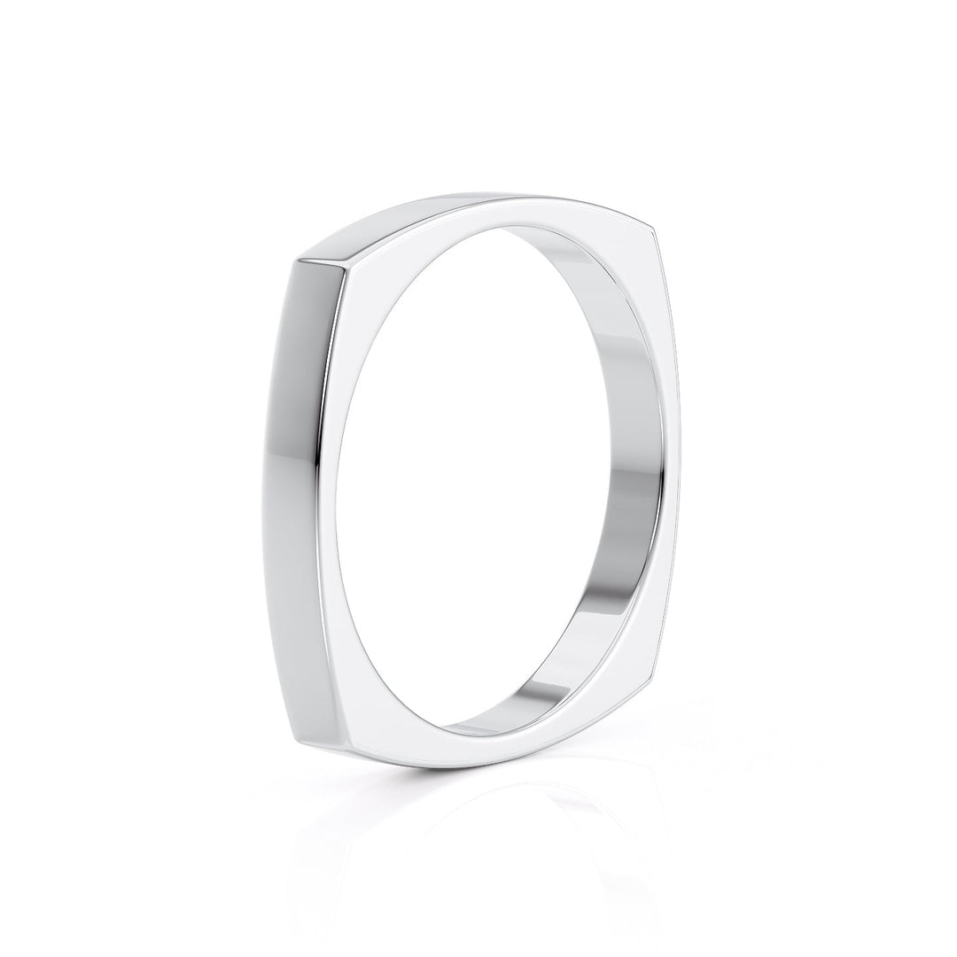 The Leo Wedding band #material_white