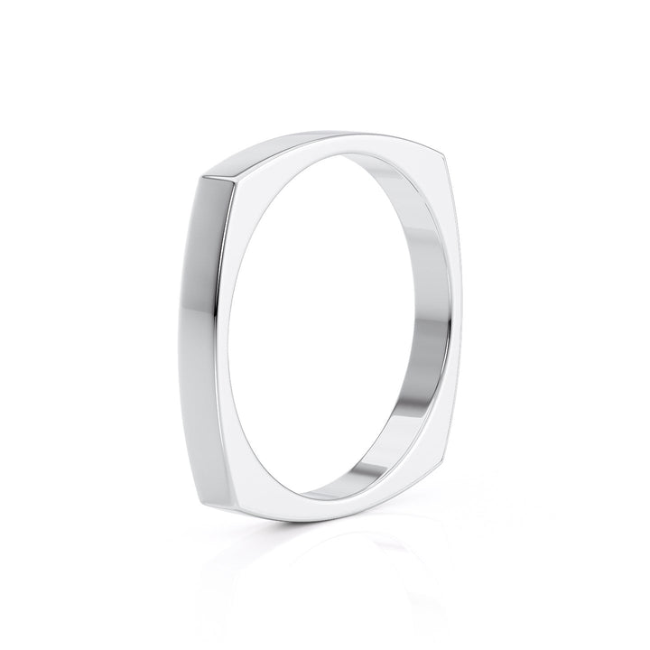 The Leo Wedding band #material_white
