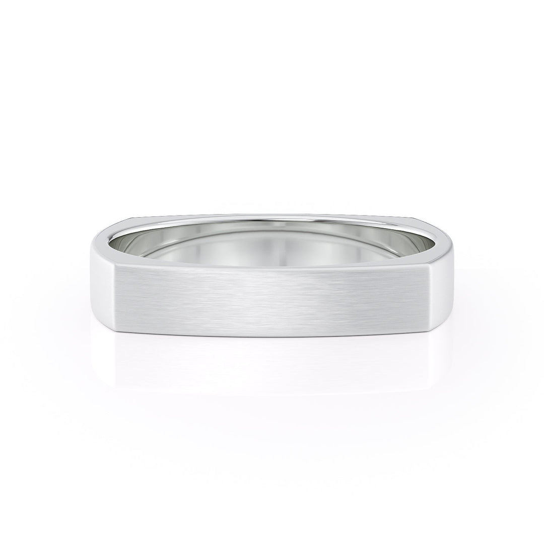 The Leo Wedding band #material_white