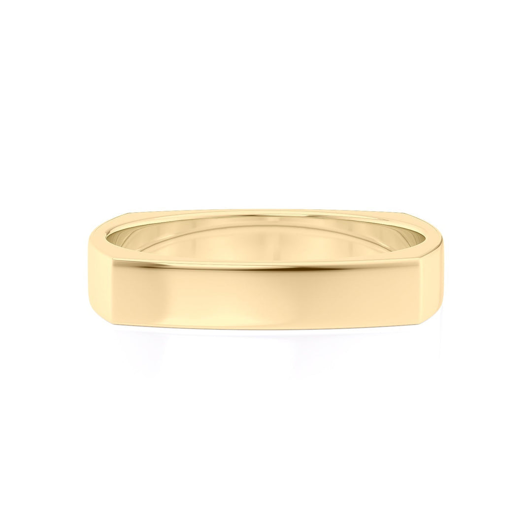 The Leo Wedding band #material_gold