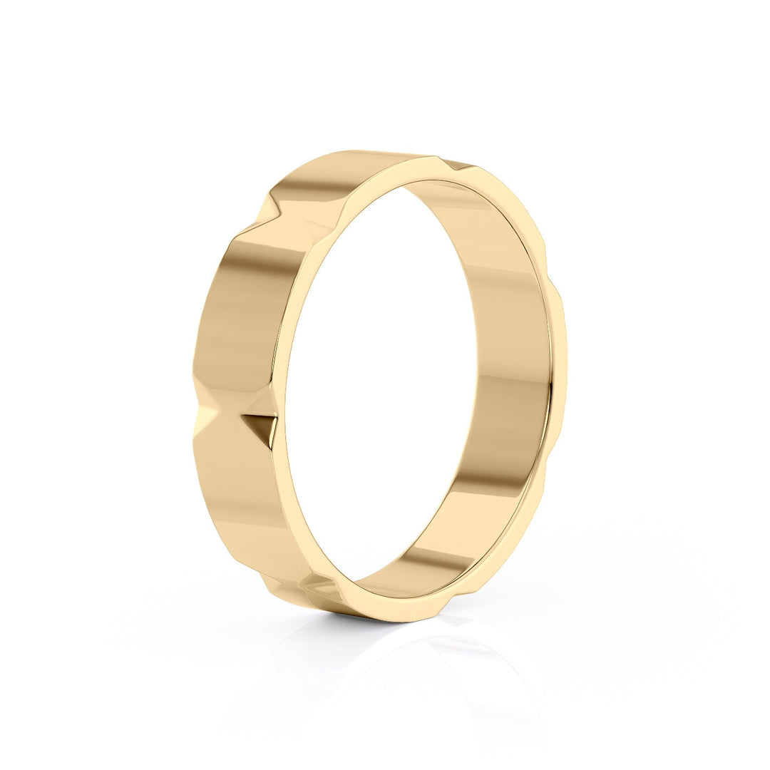 The Nash Wedding band #material_gold