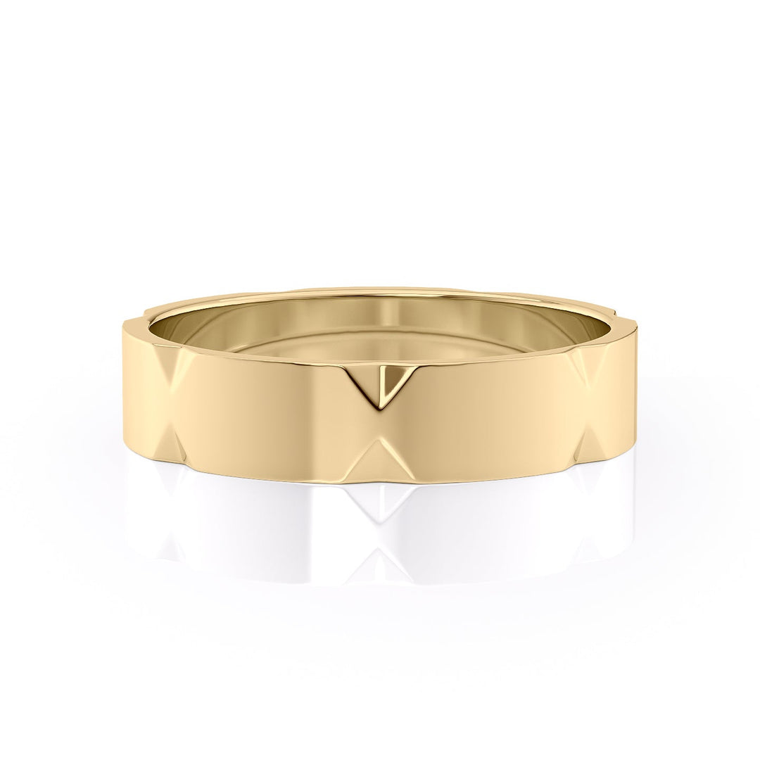 The Nash Wedding band #material_gold