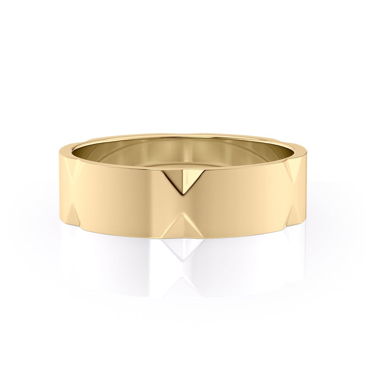 The Nash Wedding band #material_gold