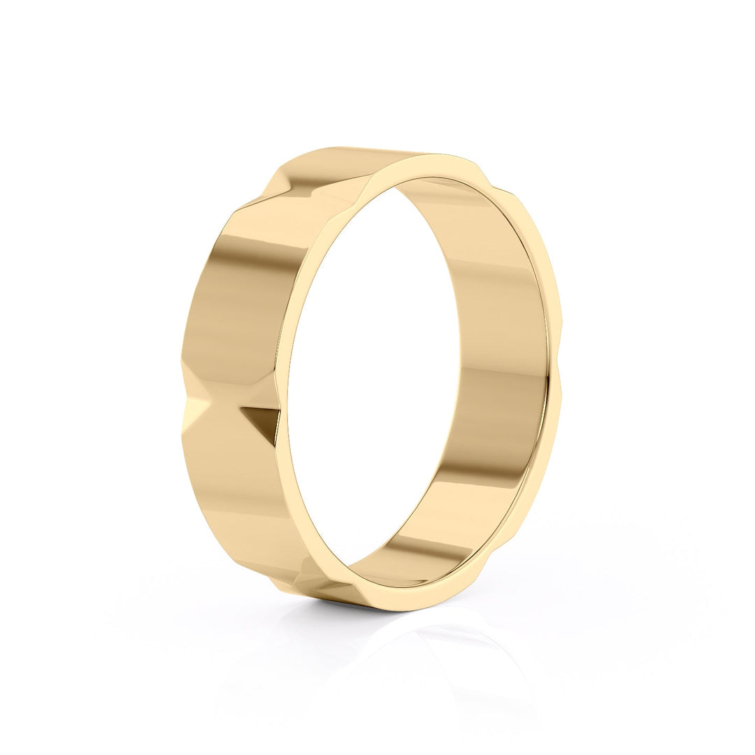The Nash Wedding band #material_gold