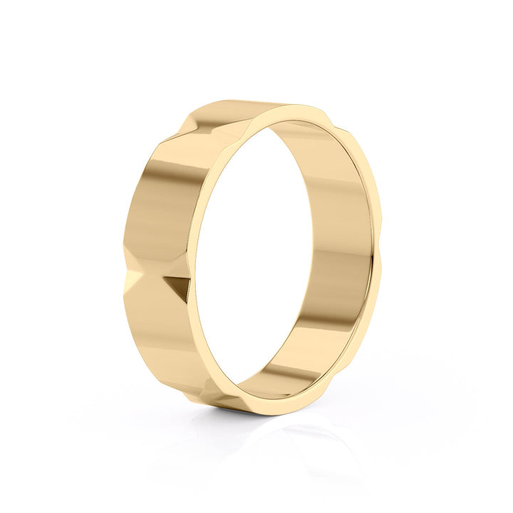 The Nash Wedding band #material_gold