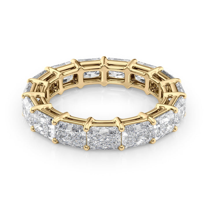 4ct East West Radiant Eternity Eternity Rings 14K Gold Radiant Lab Diamonds#material_14k-gold