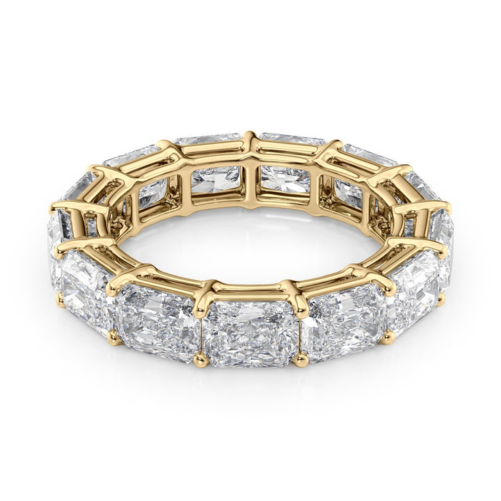 6ct East West Radiant Eternity Eternity Rings 14K Gold Radiant Lab Diamonds#material_14k-gold