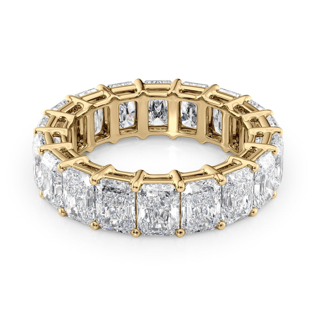 7ct Radiant Eternity Eternity Rings 14K Gold Radiant Lab Diamonds#material_14k-gold