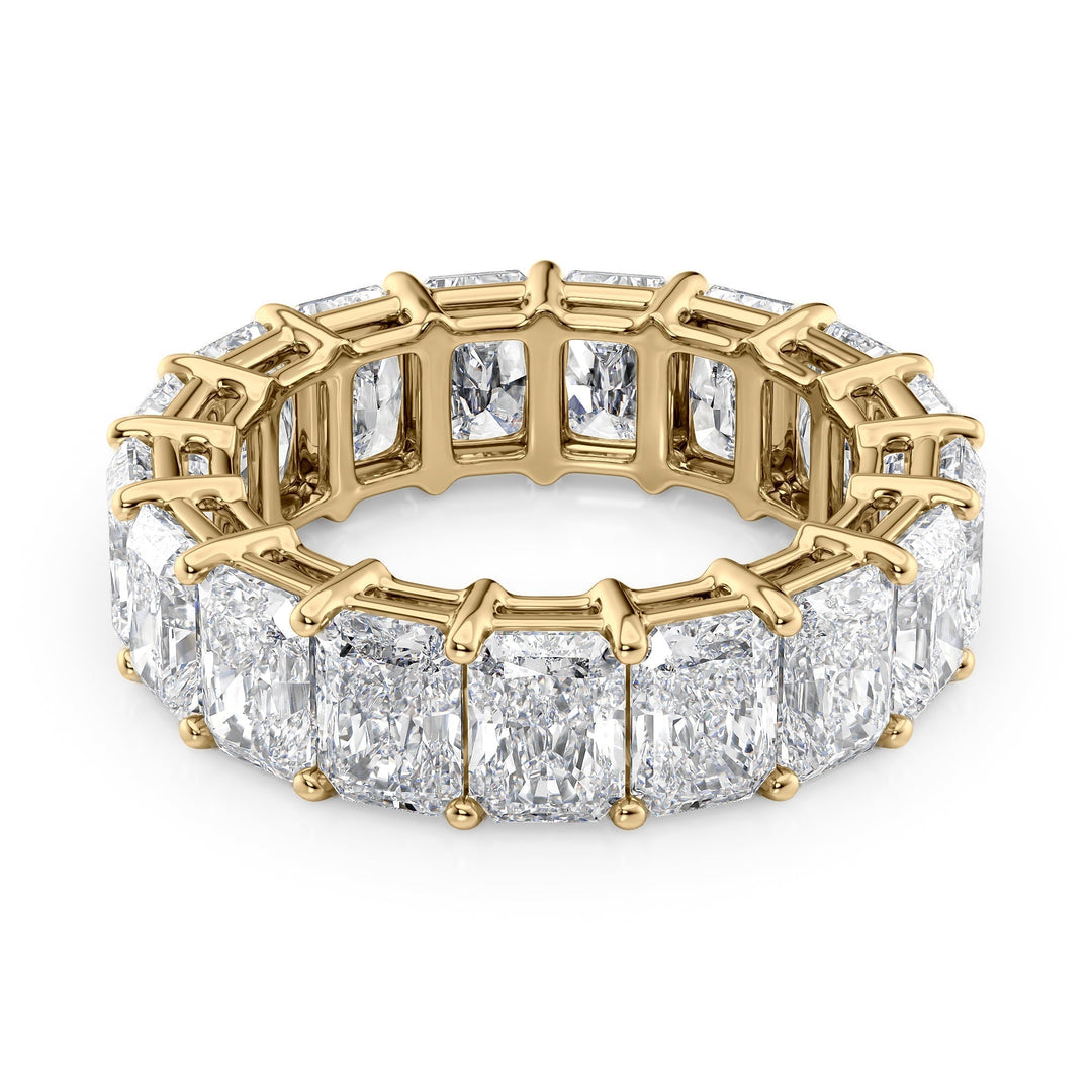 8ct Radiant Eternity Eternity Rings 14K Gold Radiant Lab Diamonds#material_14k-gold