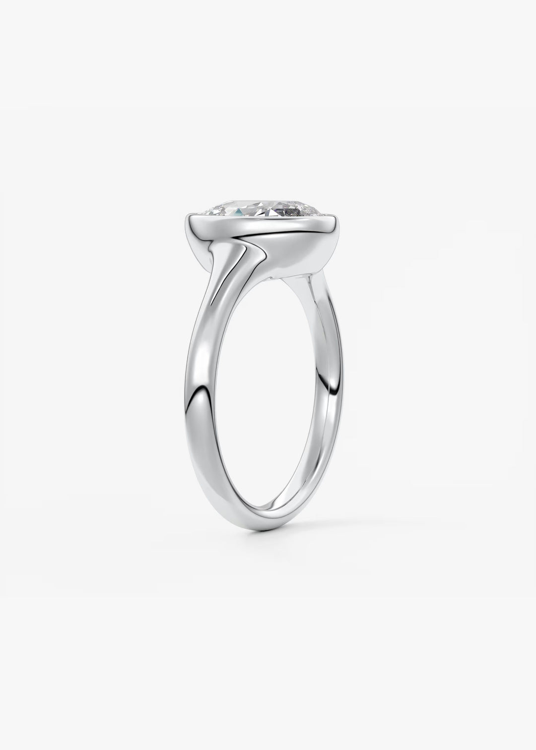 The Aurelia Set With A Pear Lab Diamond #material_white