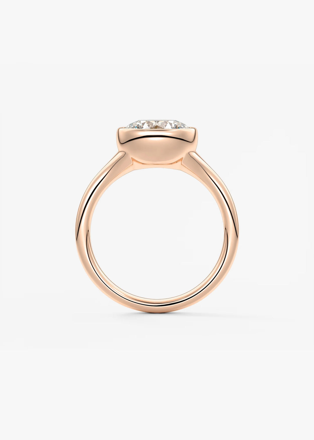 The Aurelia Set With A Round Lab Diamond #material_rose