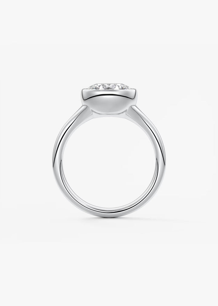 The Aurelia Set With A Round Lab Diamond #material_white