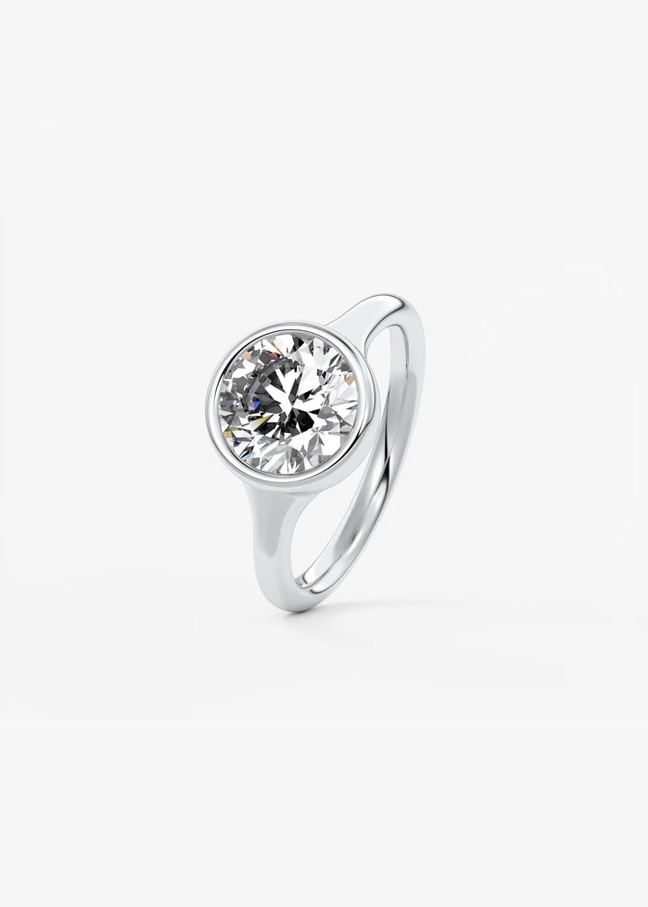 The Aurelia Set With A Round Lab Diamond #material_white