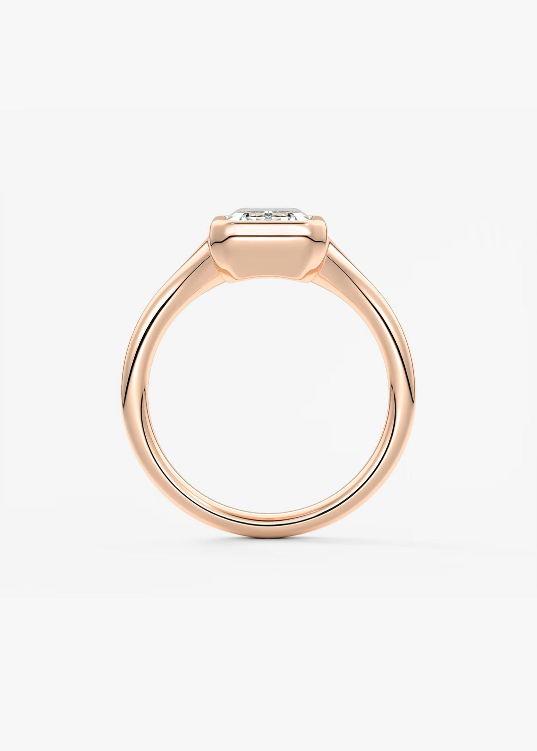 The Aurelia Set With An Emerald Lab Diamond #material_rose