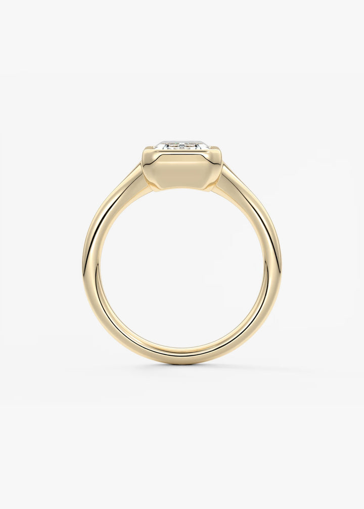 The Aurelia Set With An Emerald Lab Diamond #material_gold