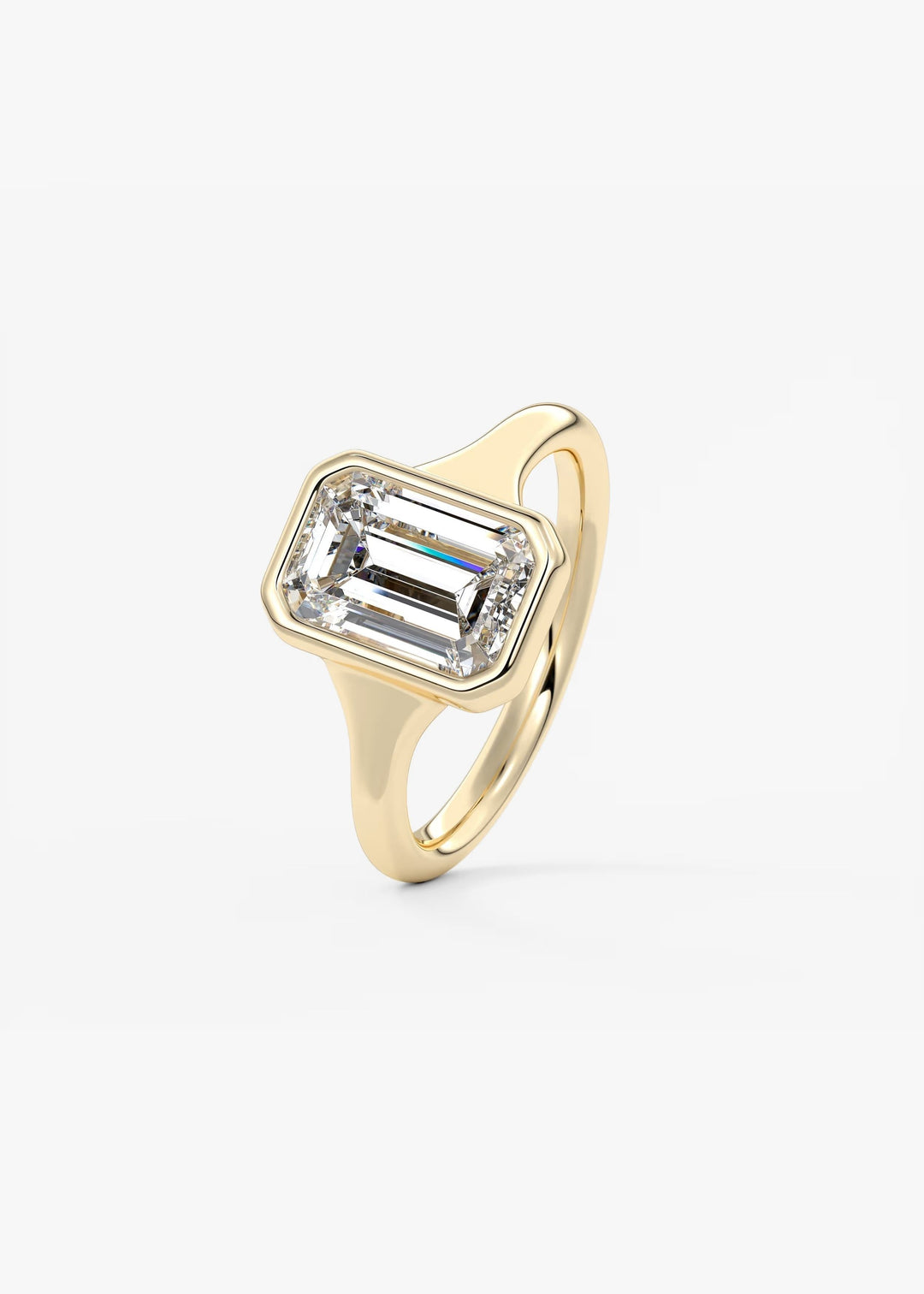 The Aurelia Set With An Emerald Lab Diamond #material_gold
