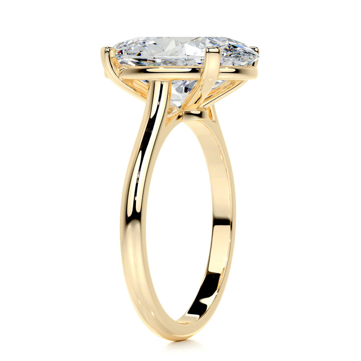 Dalva Moissanite Ring Moissanite 18K Gold 2.15 Carat #material_18k-gold