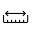 Ring size guide icon