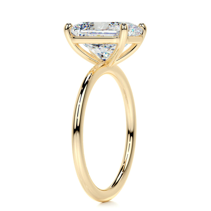 Katie Moissanite Ring Moissanite 18K Gold 2.7 Carat #material_18k-gold