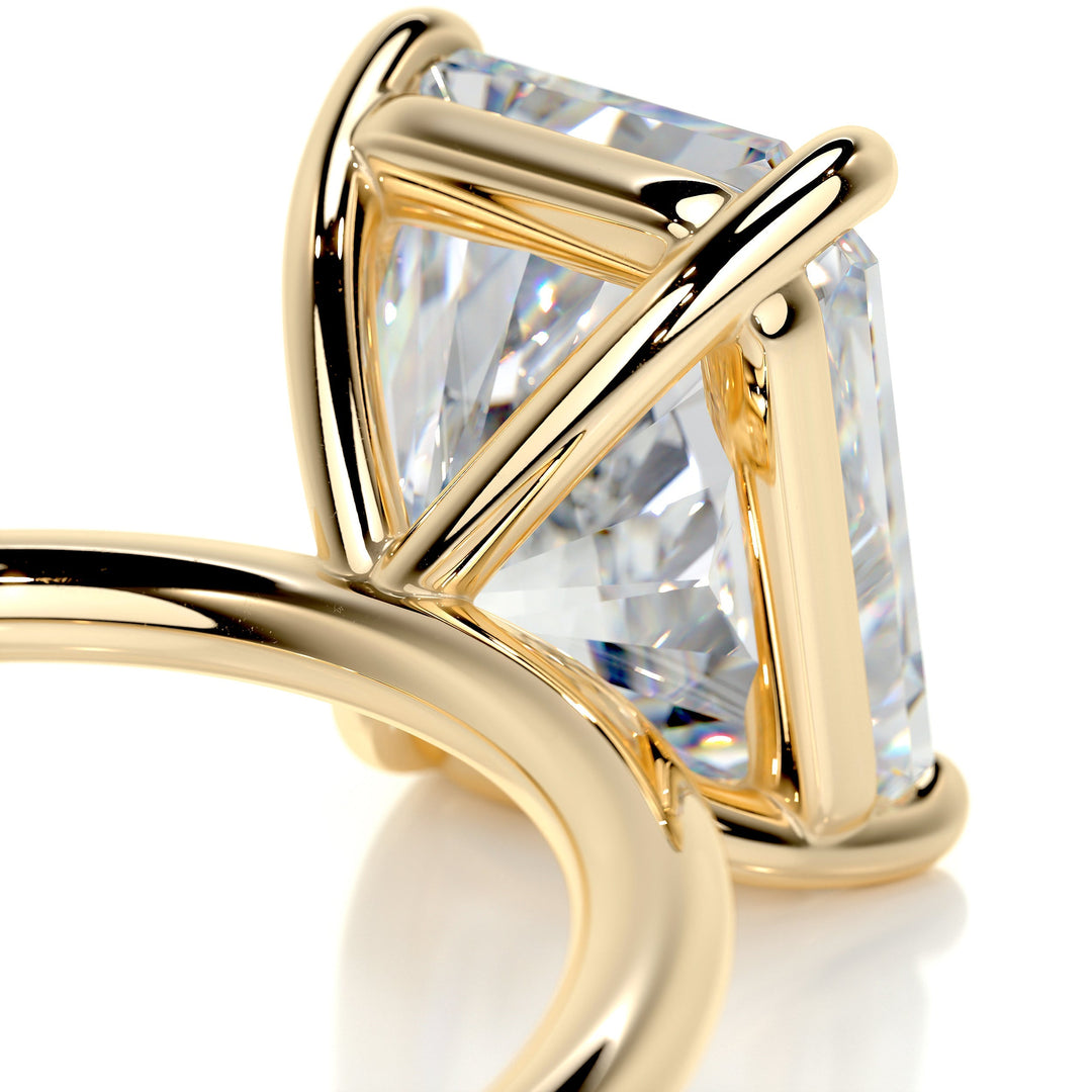 Katie Moissanite Ring Moissanite 18K Gold 3.8 Carat #material_18k-gold