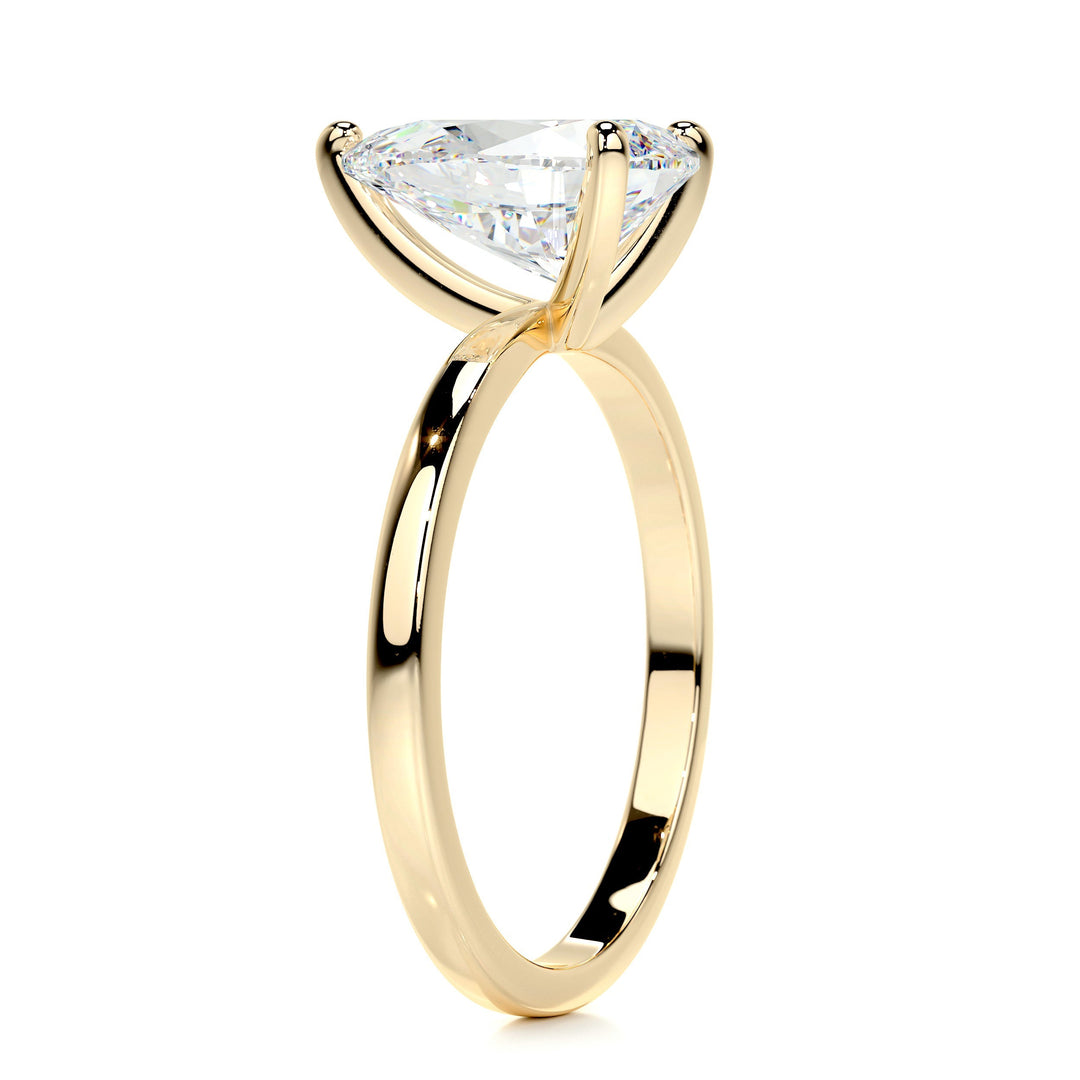 Kennedy Moissanite Ring Moissanite 18K Gold 2.15 Carat #material_18k-gold