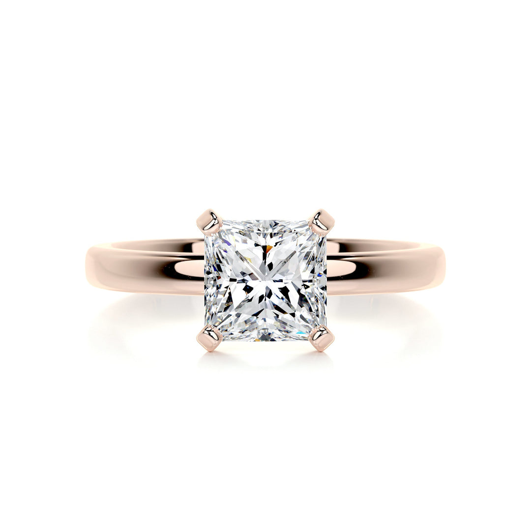 Parker Moissanite & Ring Moissanite 14K Rose 1 Carat #material_14k-rose