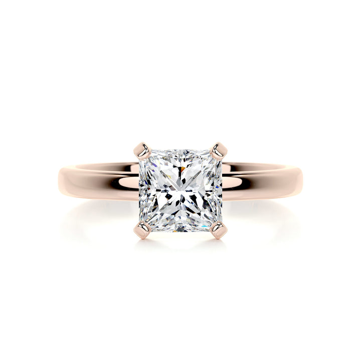 Parker Moissanite & Ring Moissanite 14K Rose 1 Carat #material_14k-rose