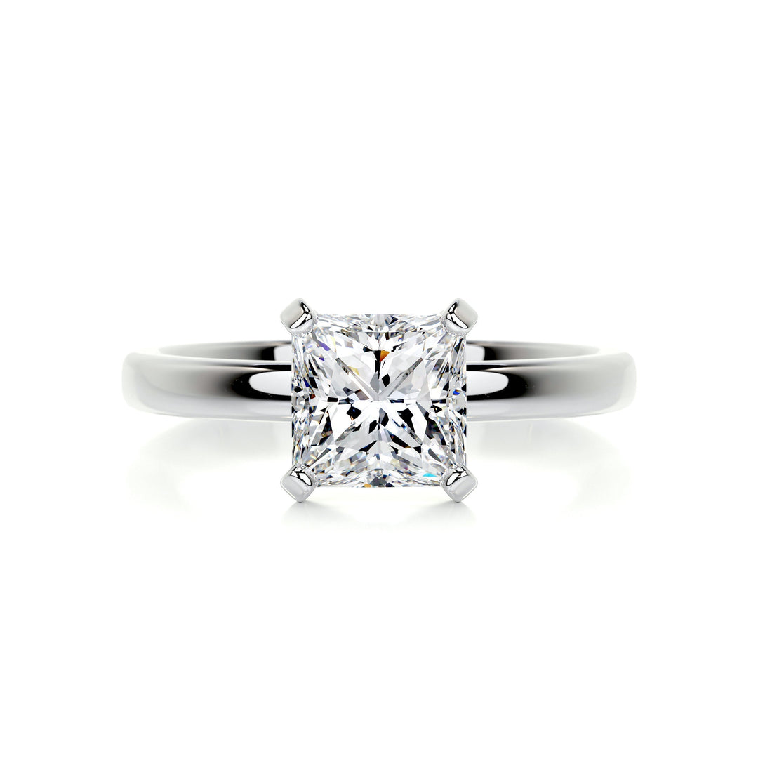 Parker Moissanite & Ring Moissanite 14K White 1 Carat #material_14k-white