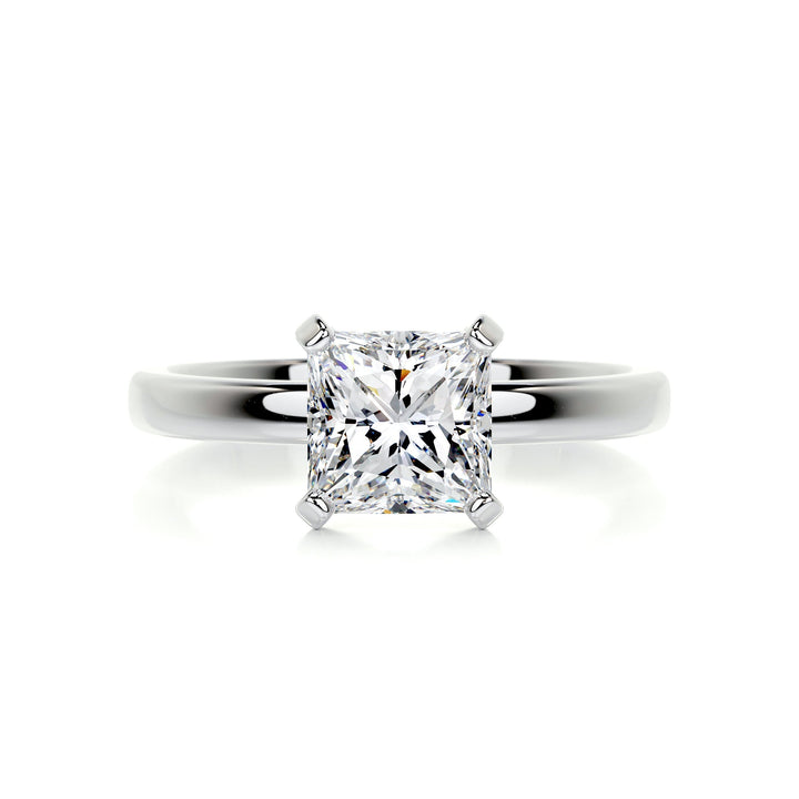 Parker Moissanite & Ring Moissanite 14K White 1 Carat #material_14k-white