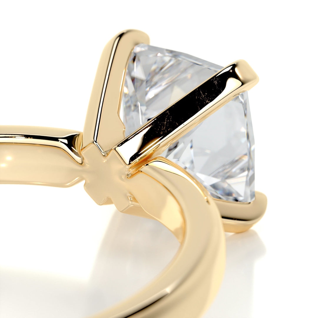 Parker Moissanite & Ring Moissanite 18K Gold 2.5 Carat #material_18k-gold