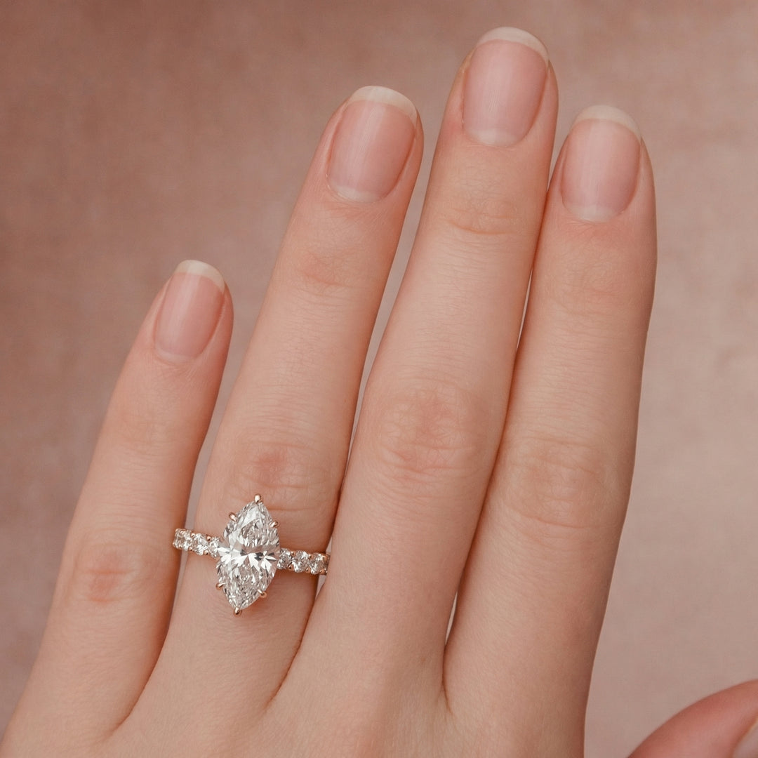 The Amora Marquise Rose Gold #material_rose